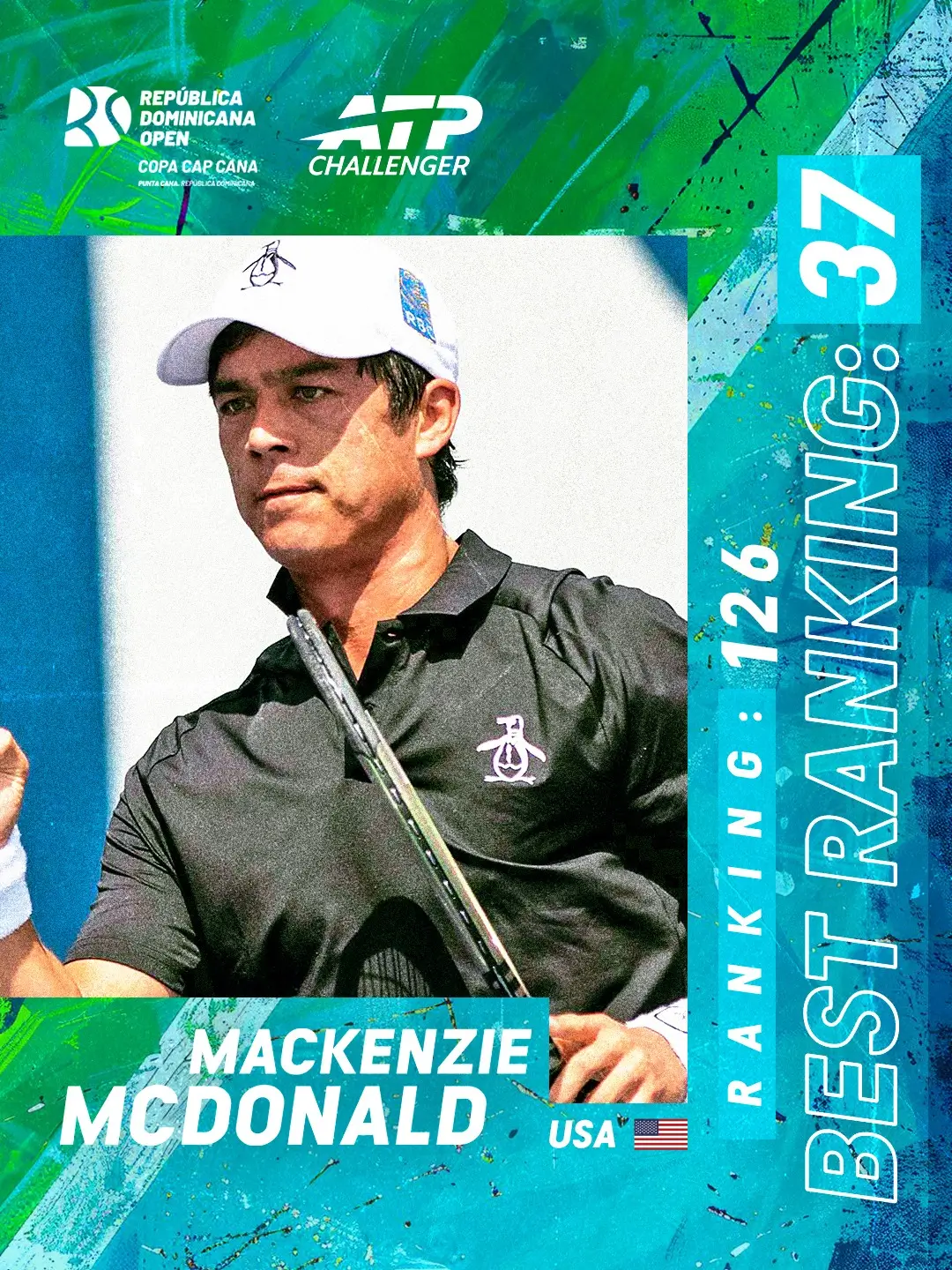 Mackenzie Mcdonald ATP Challenger Cap Cana 2026